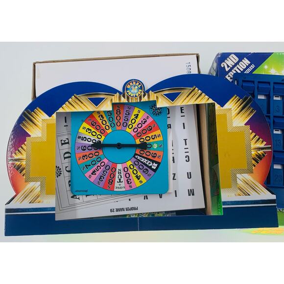 Wheel Of Fortune Board Game Pressman 2nd Edition 2005 Word Puzzles Home Version - Picture 5 of 11